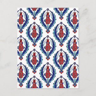 Türkische Fliese Postkarte