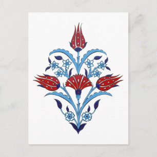 Türkische Fliese Postkarte