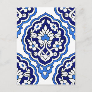 Türkische Fliese Postkarte