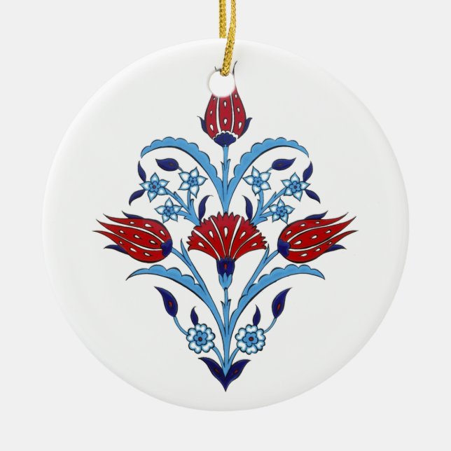Türkische Fliesenverzierung Keramikornament (Vorne)