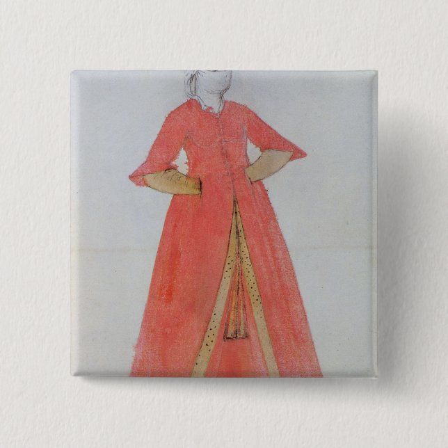 Türkische Frau Button (Vorderseite)
