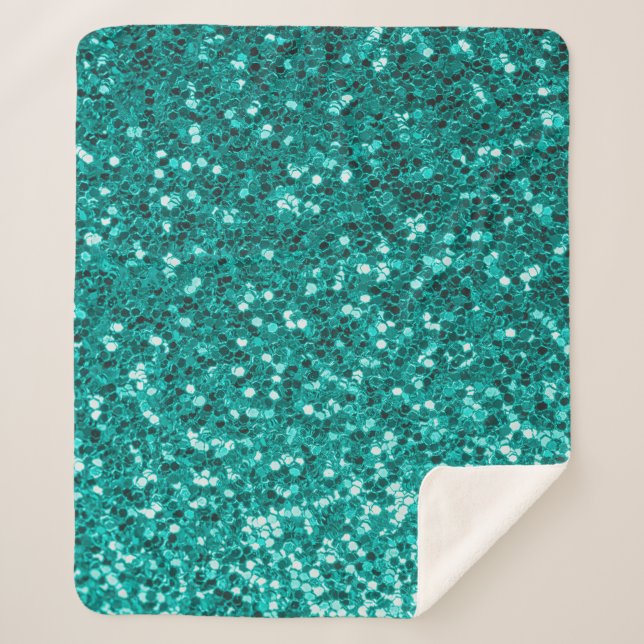 Türkische Glitzern: Helle Nah-Up Foundation Sherpadecke (Vorderseite)