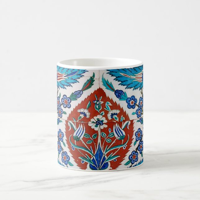 Türkische Keramik Floral Kaffeetasse (Mittel)