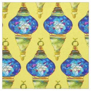 Türkische Lampen mit Mosaikkunst Aquarell Stoff