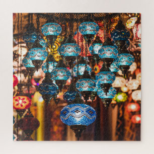 Türkische Lampen: Mosaikglaskunst