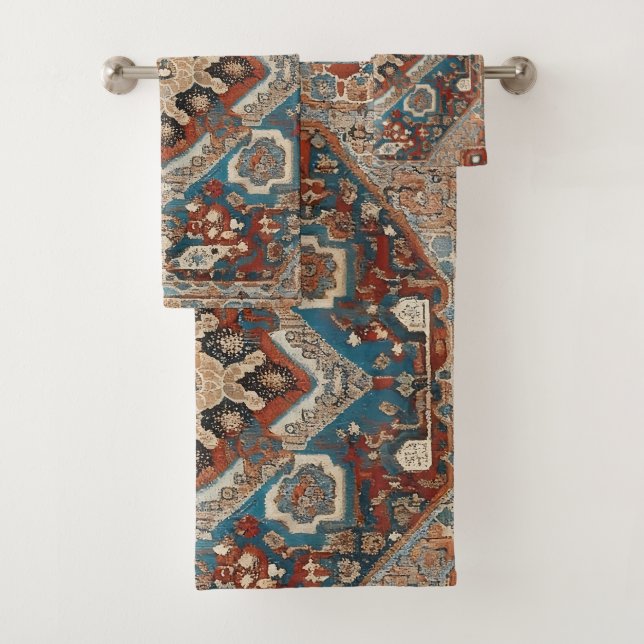 Türkische Moderne schöne alte Mustersammlung Badhandtuch Set (Insitu)