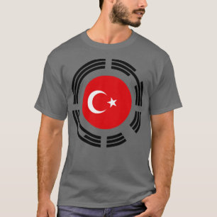 Türkische Multinationale Patriot-Flagge T-Shirt