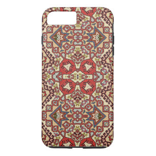 Türkische Rubel in Rot, Beige und Schwarz iPhone 8 Plus/7 Plus Hülle