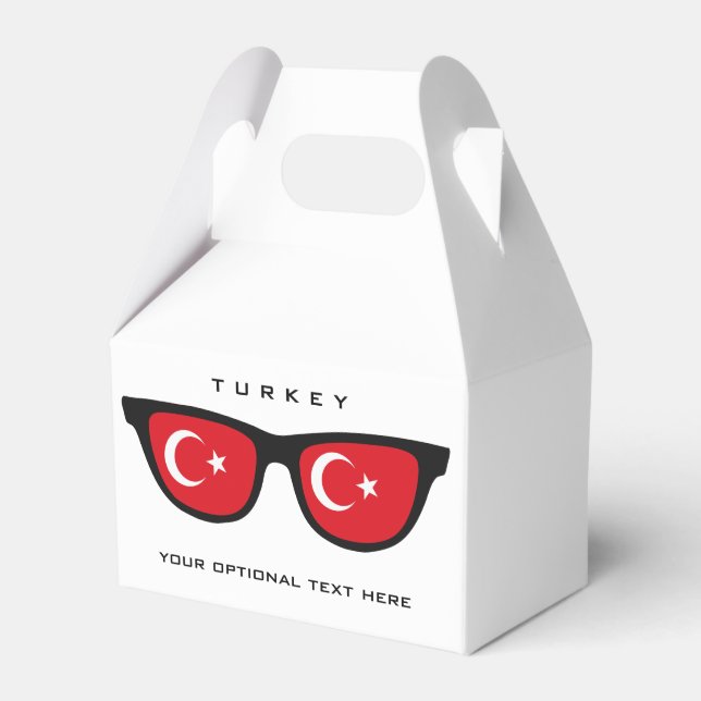 Türkische Schattierungen - benutzerdefinierter Tex Geschenkschachtel (Vorderseite)