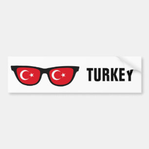 Türkische Schattierungen für benutzerdefinierte Te Autoaufkleber