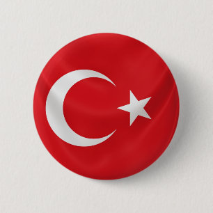 türkische Staatsflagge Button