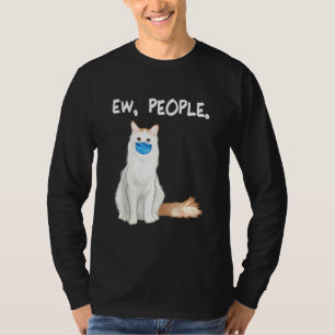 Türkische Van Ew People Cat Wear Gesichtsmaske T-Shirt