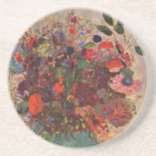 Türkische Vase von Odilon Redon, Vintage-Blumen-Ku Untersetzer