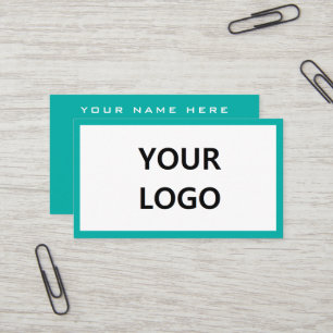 Türkische Visitenkarte mit Logo Personalisiert