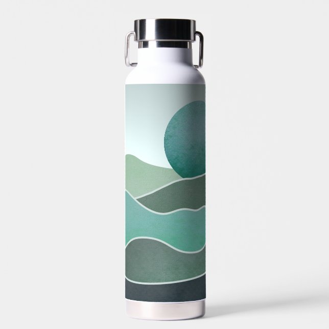 Türkische Weltlandschaft Trinkflasche (Vorne)