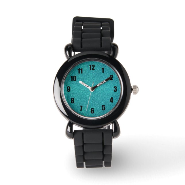 Türkischer Glitzer Armbanduhr (Vorderseite)