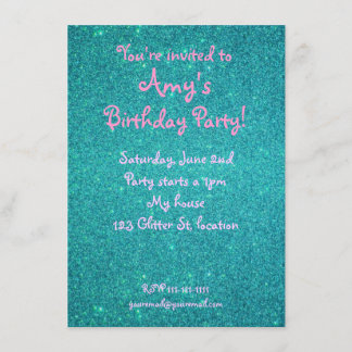 Türkischer Glitzer Geburtstagsaufenthalt Einladung