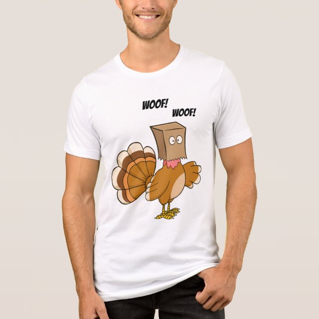 Türkischer Hundedecker-Cartoon | ERNTEDANK Tri-Blend Shirt (Vorderseite)