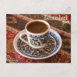 Türkischer Kaffee in Istanbul, Türkei Postkarte