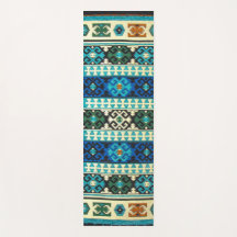 Türkischer Kilim Tepet Rug Blue Green
