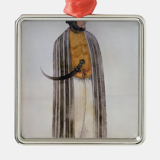 Türkischer Mann Ornament Aus Metall (Vorne)