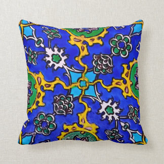 Türkischer Ottoman-inspiriertes Kissen - BLAU