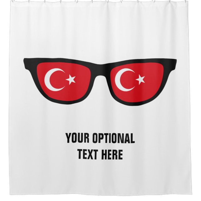 Türkischer Schattenvorhang Duschvorhang (Vorderseite)