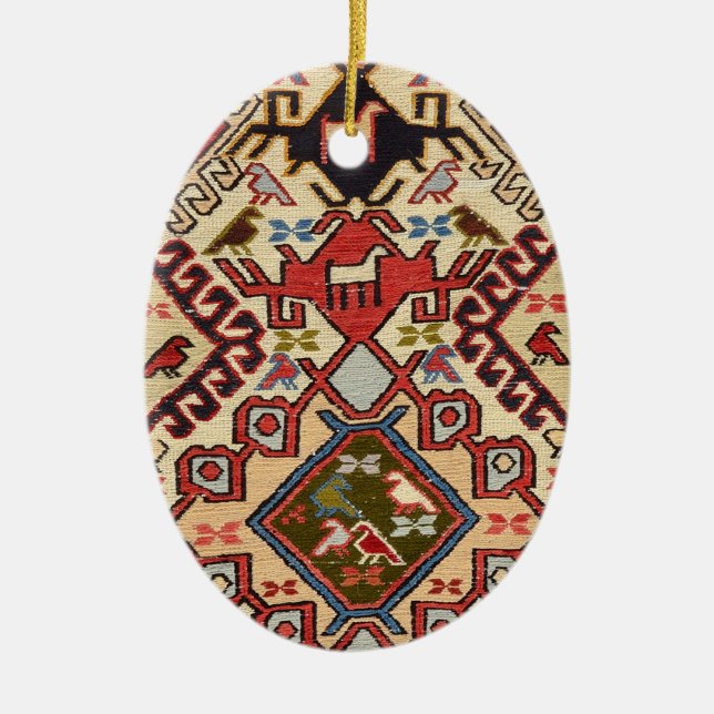 Türkischer Teppich #1 Keramik Ornament (Vorne)