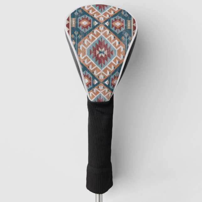 Türkischer Teppich Rug Antiker Kilim Kabristan Golf Headcover (Vorderseite)