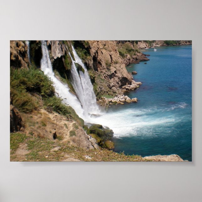 Türkischer Wasserfall Duden (Antalya) Poster (Vorne)