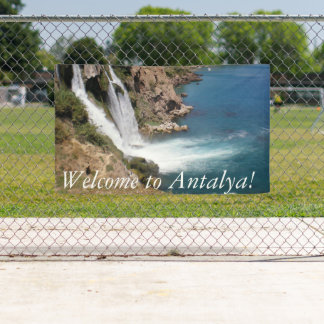 Türkischer Wasserfall Duden in Antalya Banner