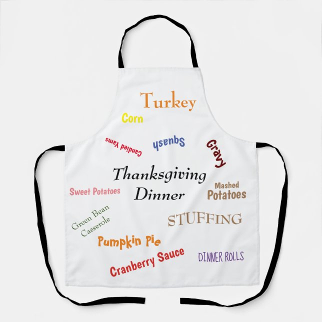 Türkisches Abendessen Schürze (Vorderseite)
