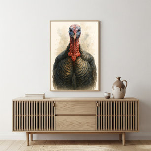 Türkisches Aquarellbild Poster