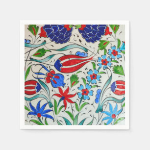 Türkisches Blumendesign Serviette
