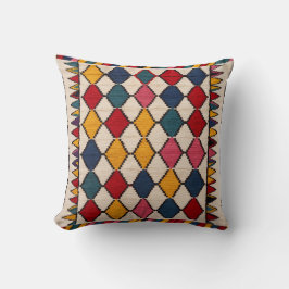 Türkisches Boho trifft auf Moderne: Weiße Kilim-Ki Kissen