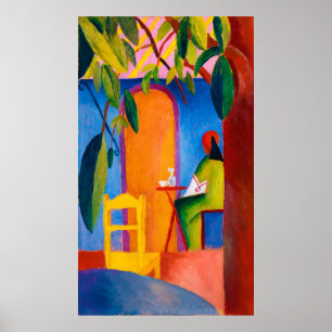 Türkisches Café von August Macke (1914) Poster