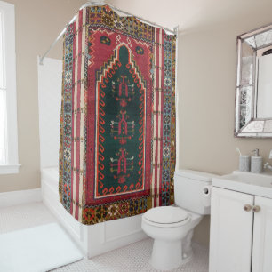 Türkisches Design des schönen Teppichs Duschvorhang