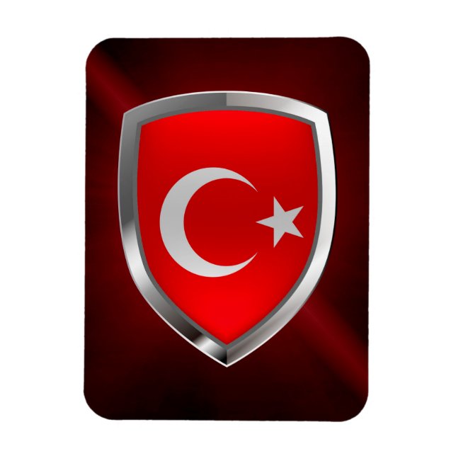 Türkisches Emblem Magnet (Vertikal)