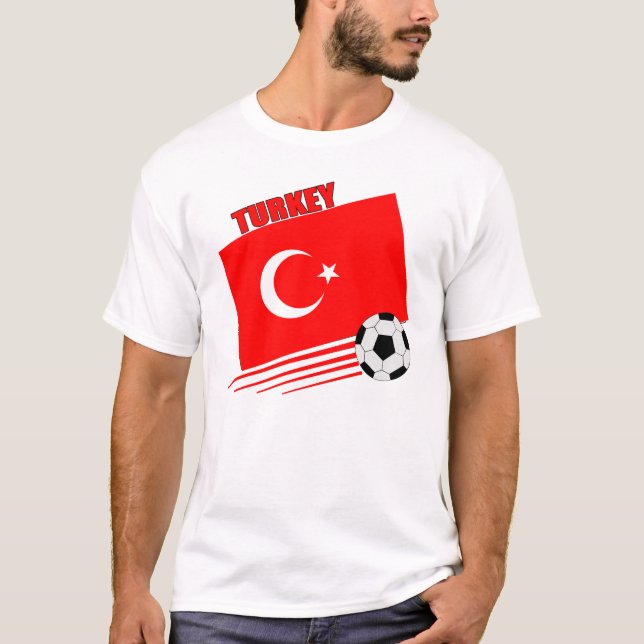Türkisches Fußball-Team T-Shirt (Vorderseite)