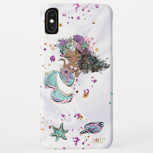 *~* Türkisches Gold Pink Glitzer Meraid Case-Mate iPhone Hülle (Rückseite)