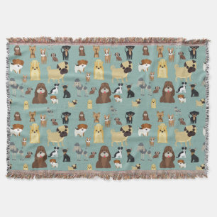 Türkisches Hundemuster Decke