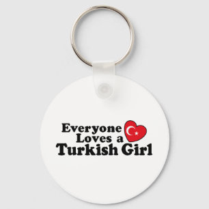 Türkisches Mädchen Schlüsselanhänger