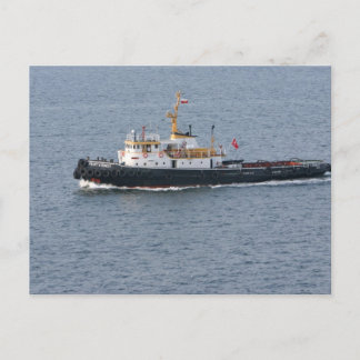 Türkisches Schleppboot in Istanbul Postkarte