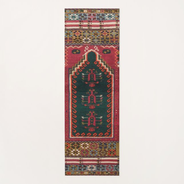 Türkisches schönes Design traditionellen Teppichs Yogamatte (Vorderseite)