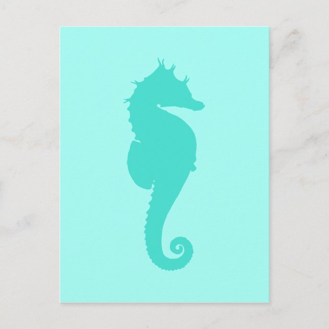 Türkisches Seepferd 2 Postkarte (Vorderseite)