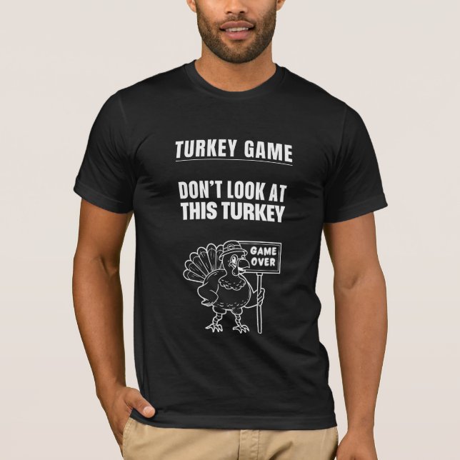 Türkisches Spiel - Funny Men Black T-Shirt (Vorderseite)