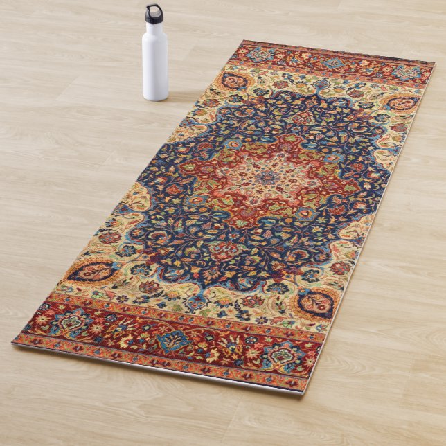 Türkisches Teppichmuster aus Oriental Yogamatte (Beispiel)