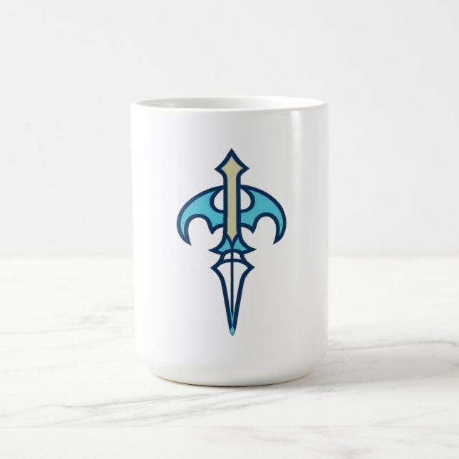 Türkisdolchflügelsymbol Kaffeetasse (Mittel)
