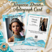 Türkise Dream Pageant Autograph Card QR Code