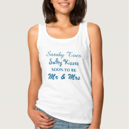 Türkise Sandy Toes Salty Kisses Tank